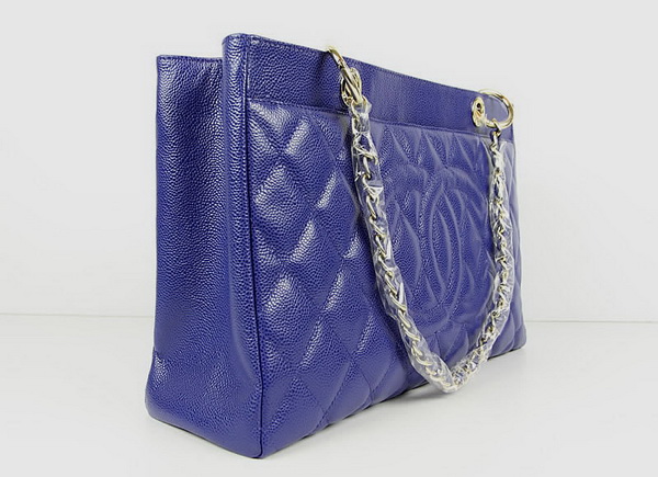 7A Replica Chanel 2011 Quality Handbags Blue Caviar 49810